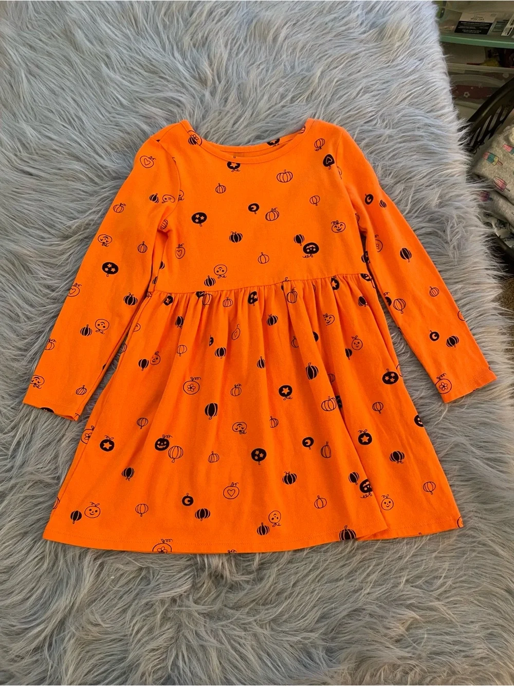 🛒Cat & Jack Orange Kids Tee — Pumpkin Season Vibes